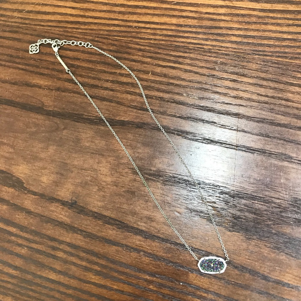 Multi-Color Druzy Elisa Necklace